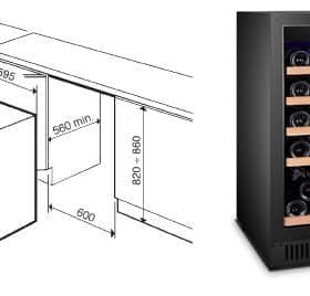 How to install a wine fridge